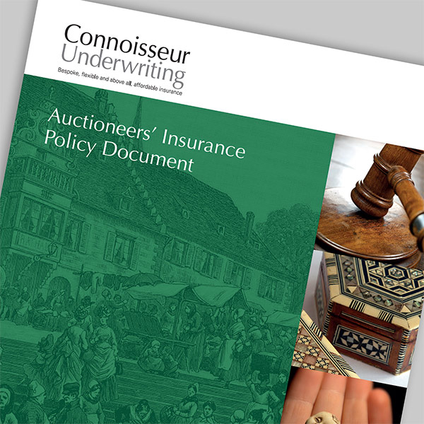 Cover design of insurance wording document